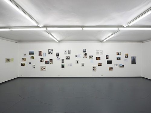 Installation view 'Dear Clark' - Sara-Lena Maierhofer, Fotogalerie Vienna / Austria 2015