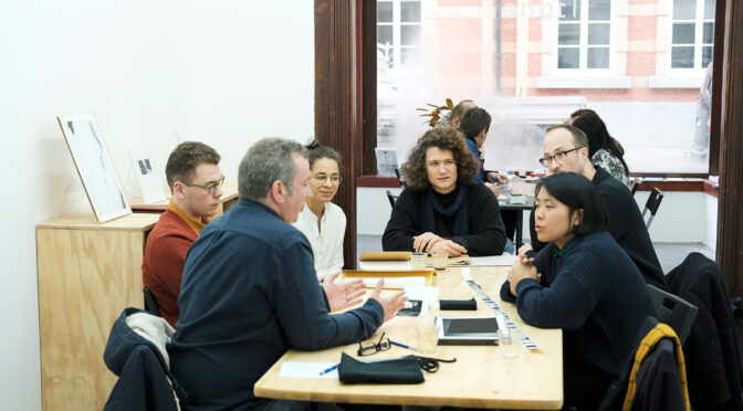 workshop on publishing: From idea to publication, session 1, Tique | art space, Antwerp / Belgium