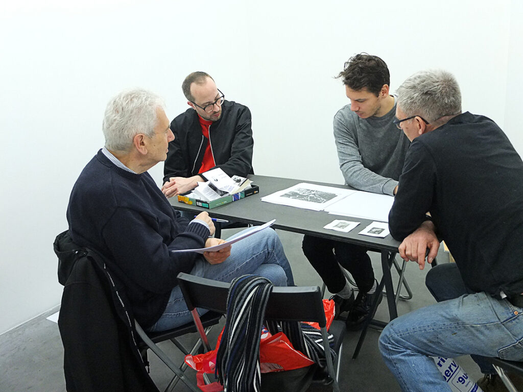 workshop on publishing: From idea to publication, session 2, Tique | art space, Antwerp / Belgium