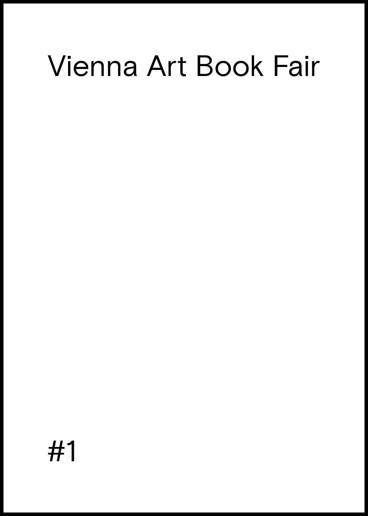 Vienna Art Book Fair 1 dieAngewandte, Vienna