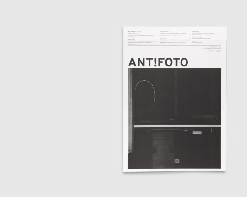 Katja Stuke & Oliver Sieber — ANTIFOTO Mag #5